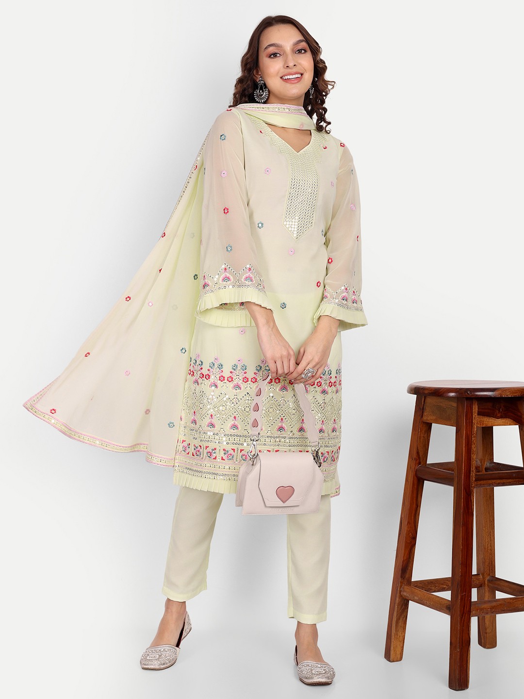 Designer Embroidered Salwarsuit